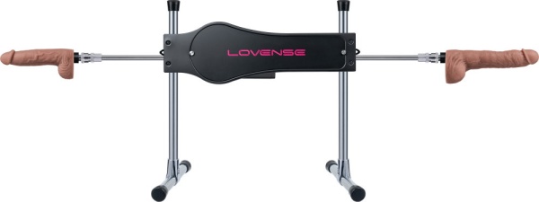 Lovense Sex Machine - автоматическая секс машина с двумя насадками (управление через телефон)